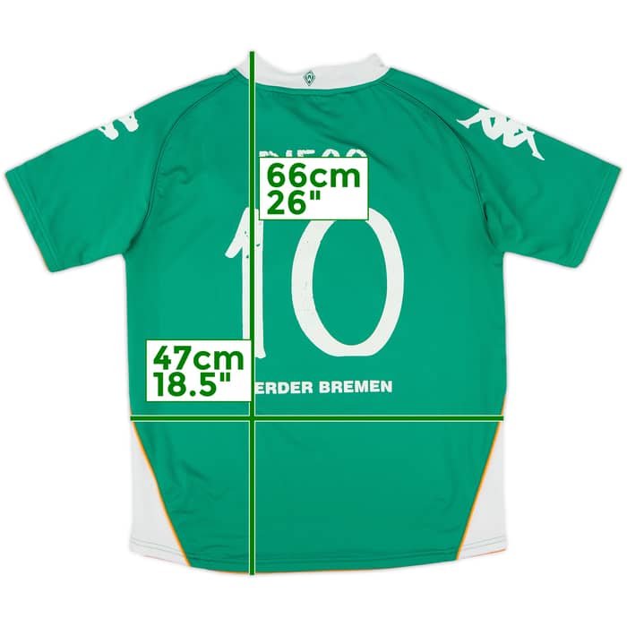 2007-08 Werder Bremen Home Shirt Diego #10 - 6/10 - (XL.Boys)