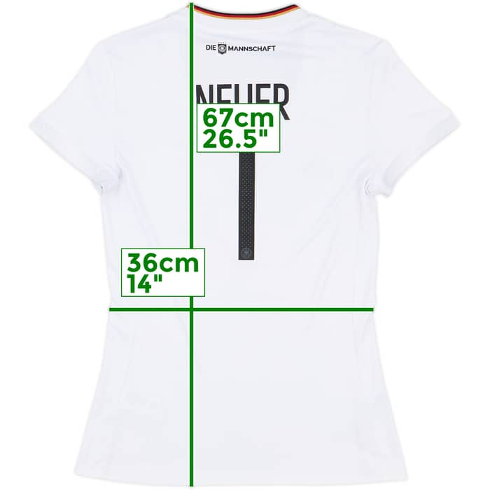 2017 Germany Confederations Cup Home Shirt Neuer #1 - 7/10 - (Women's S)