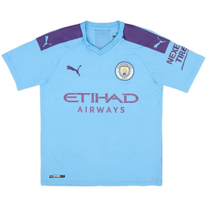 2019-20 Manchester City Home Shirt Gundogan #8 - 8/10 - (L.Boys)