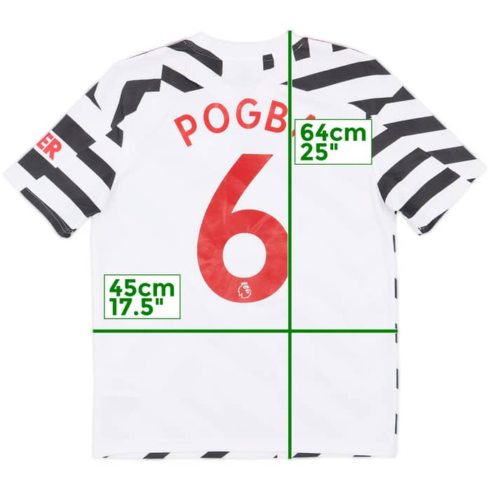 2020-21 Manchester United Third Shirt Pogba #6 - 9/10 - (L.Boys)