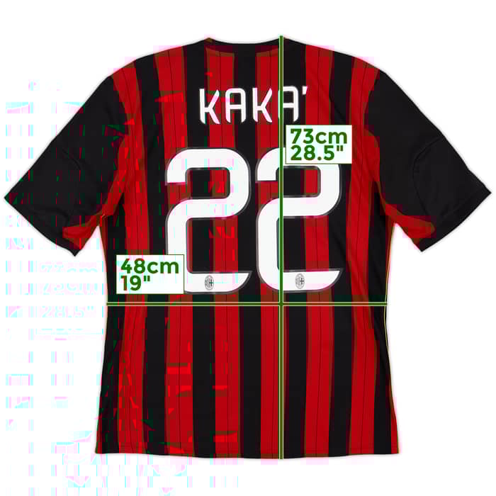 2013-14 AC Milan Home Shirt Kaka #22 - 8/10 - (M)