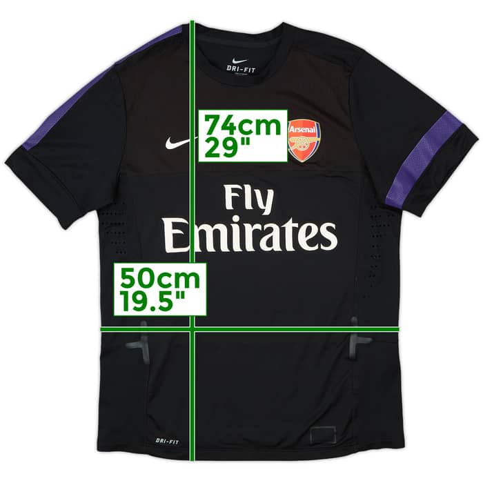 2012-13 Arsenal Nike Player Issue Training Shirt - 8/10 - (L)
