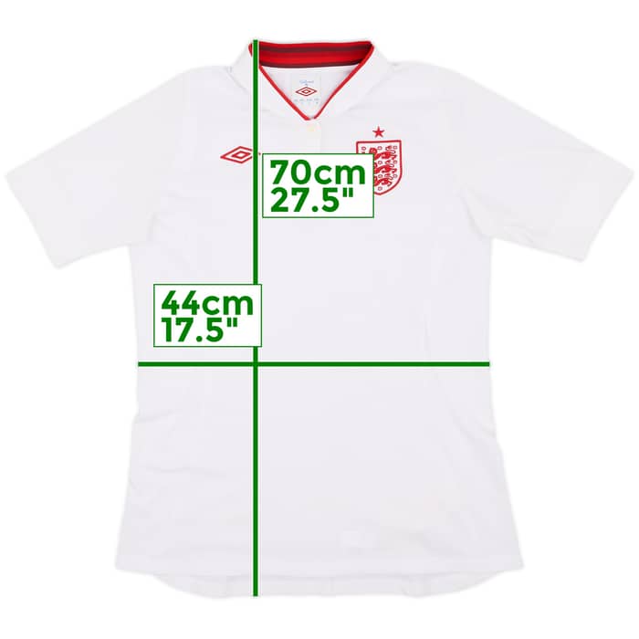 2012-13 England Home Shirt - 9/10 - (Women's L)