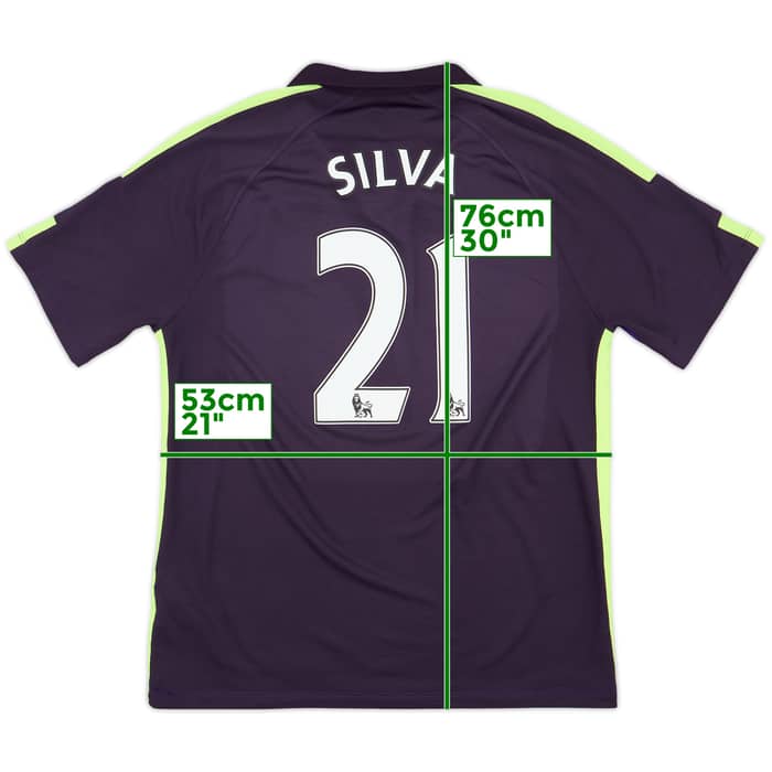 2014-15 Manchester City Third Shirt Silva #21 - 10/10 - (L)