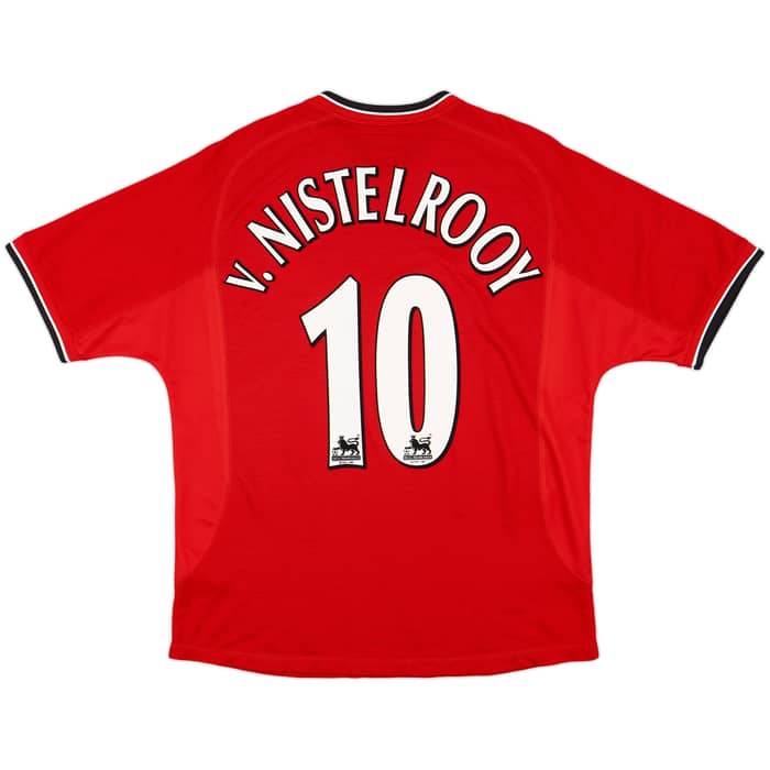 2000-02 Manchester United Home Shirt V.Nistelrooy #10 - 9/10 - (M)