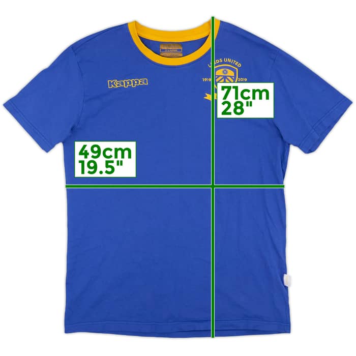 2019-20 Leeds United Kappa Cotton Tee - 9/10 - (L)