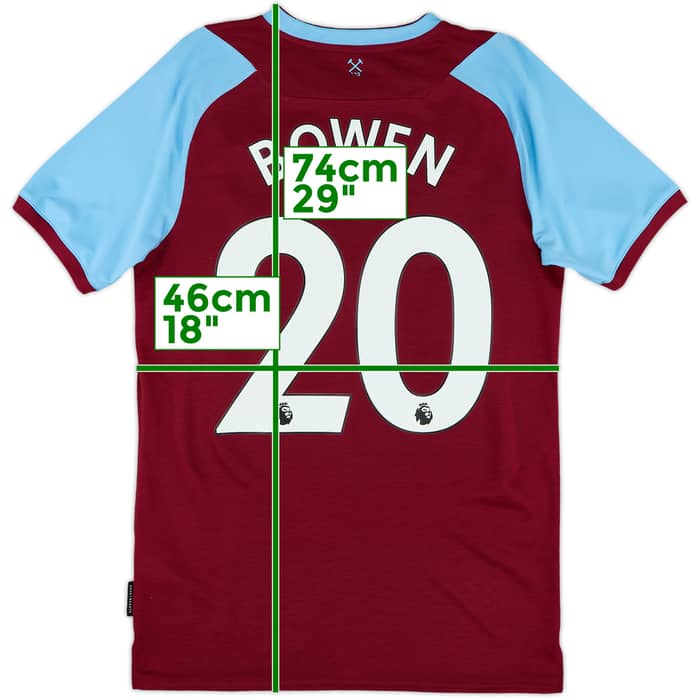 2020-21 West Ham Home Shirt Bowen #20 - 9/10 - (S)