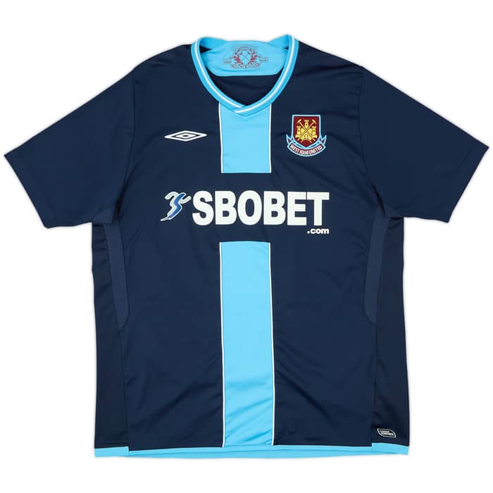 2009-10 West Ham Away Shirt Noble #16 - 8/10 - (XL)