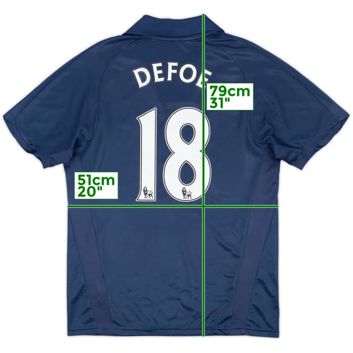 2007-08 Tottenham Away Shirt Defoe #18 - 8/10 - (L)