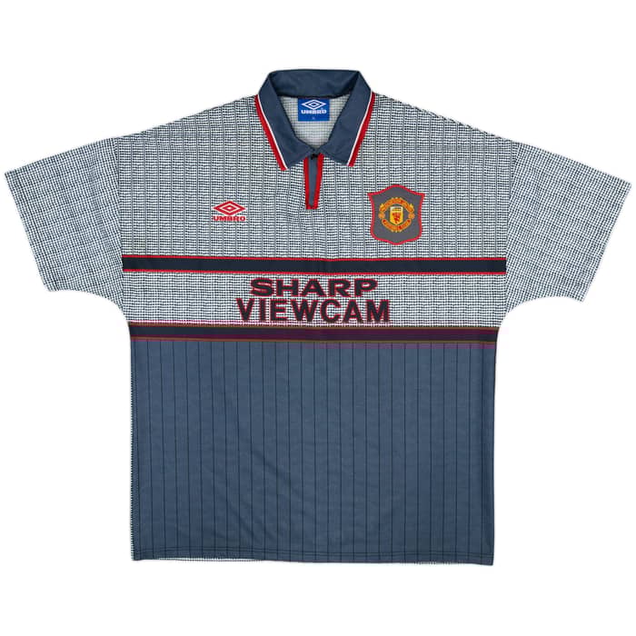 1995-96 Manchester United Away Shirt Beckham #24 - 10/10 - (XL)