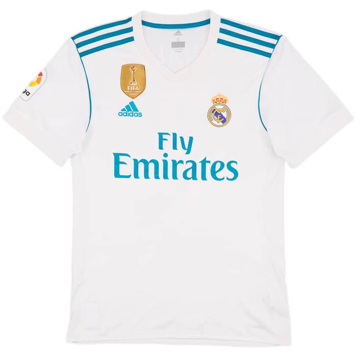 2017-18 Real Madrid Home Shirt Ronaldo #7 - 9/10 - (S)