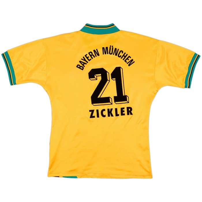 1993-96 Bayern Munich Away Shirt Zickler #21 - 8/10 - (M)