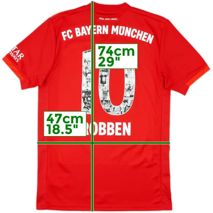 2019-20 Bayern Munich Home Shirt Robben #10 - 10/10 - (S)