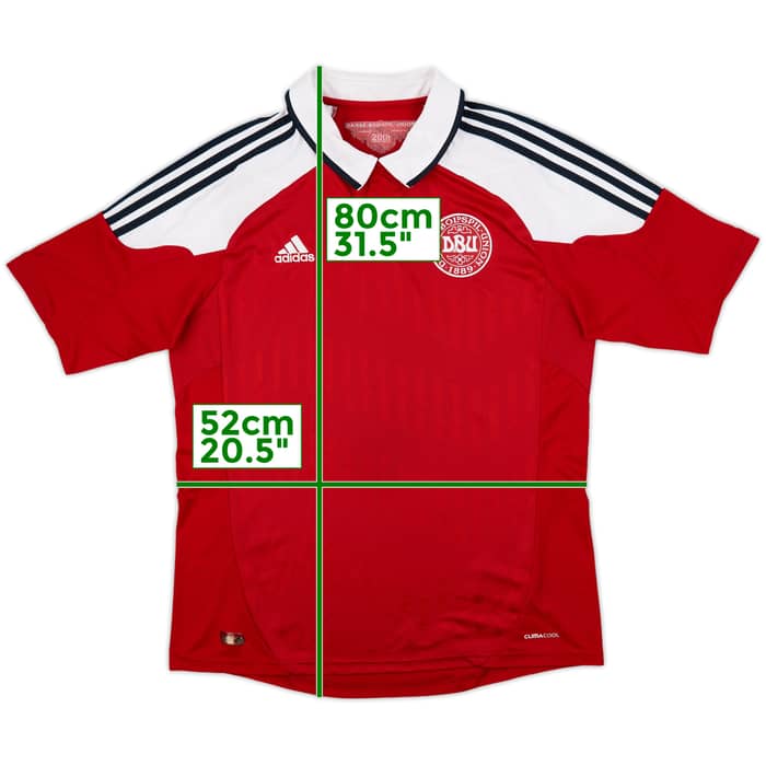 2012-13 Denmark Home Shirt - 8/10 - (L)