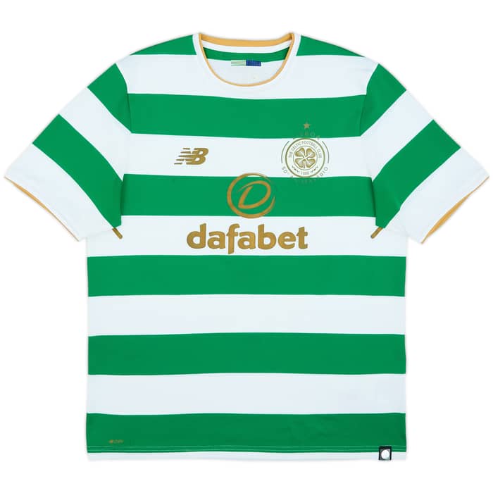 2017-18 Celtic 'Lisbon Lions 50th Anniversary' Home Shirt - 8/10 - (L)