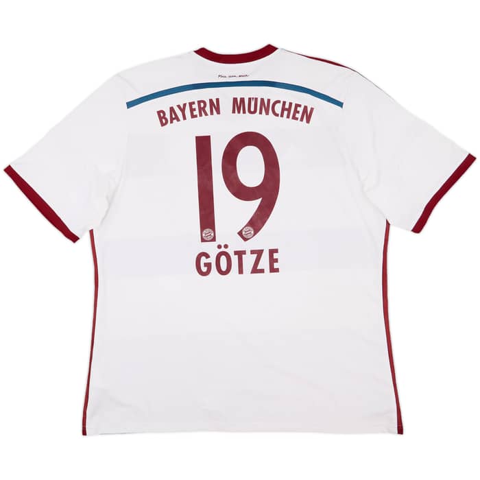 2014-15 Bayern Munich Away Shirt Gotze #19 - 7/10 - (XXL)