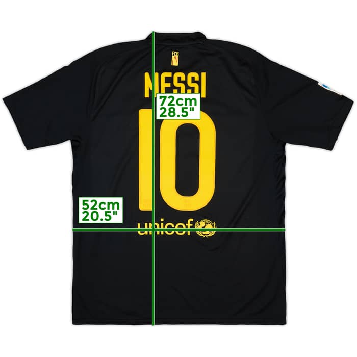 2011-12 Barcelona Away Shirt Messi #10 - 9/10 - (L)