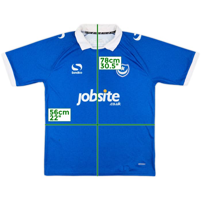 2015-16 Portsmouth Home Shirt - 7/10 - (L)