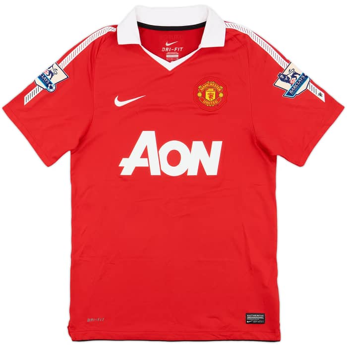 2010-11 Manchester United Home Shirt Chicharito #14 - 7/10 - (S)