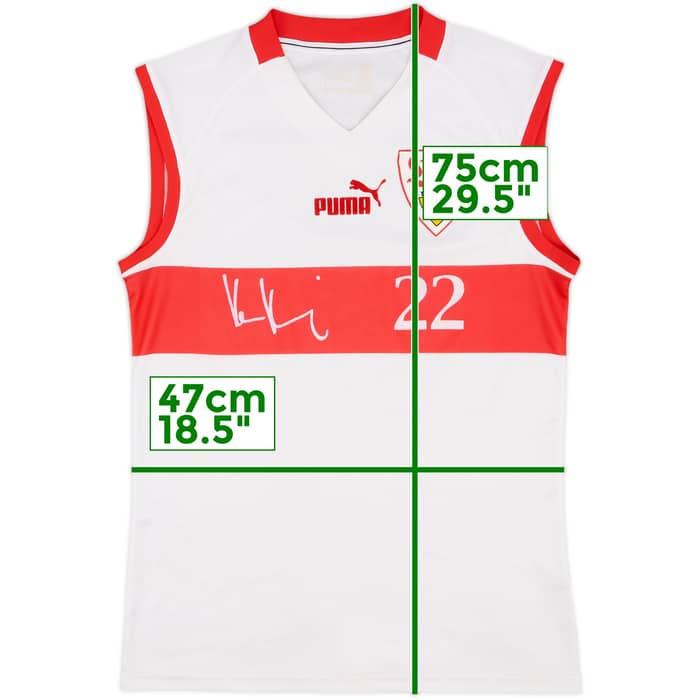 2004-05 Stuttgart Puma 'Kevin Kuranyi #22' Training Vest - 9/10 - (M)