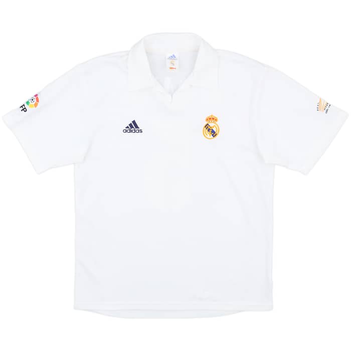 2001 Real Madrid Home Shirt Zidane #5 - 8/10 - (XL)