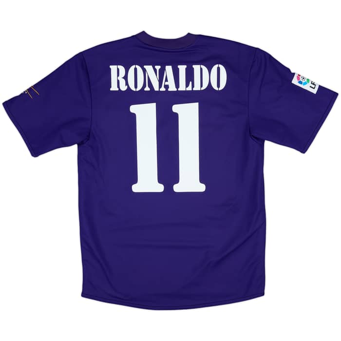2001 Real Madrid Third Shirt Ronaldo #11 - 8/10 - (M)