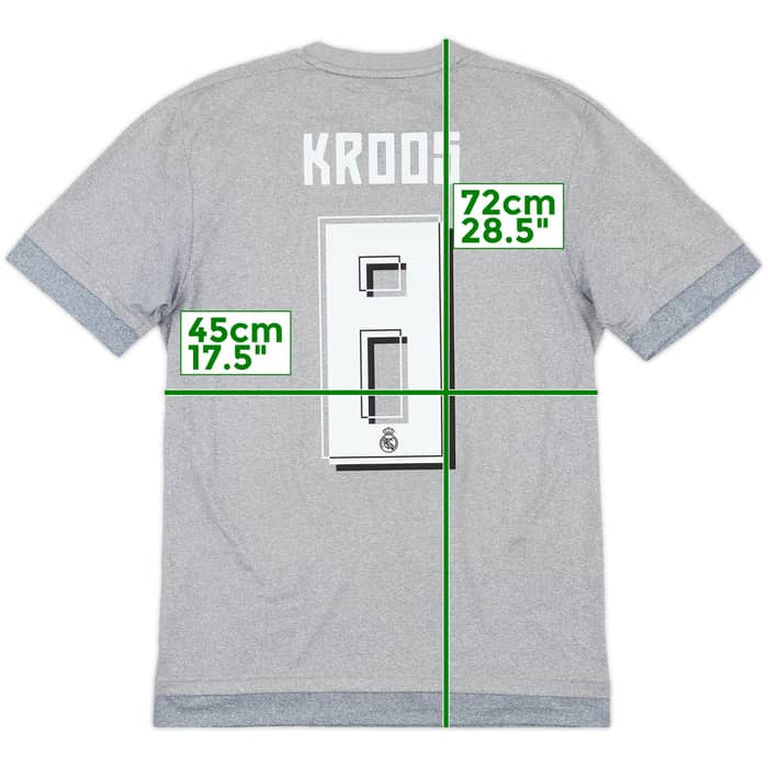 2015-16 Real Madrid Away Shirt Kroos #8 - 8/10 - (S)