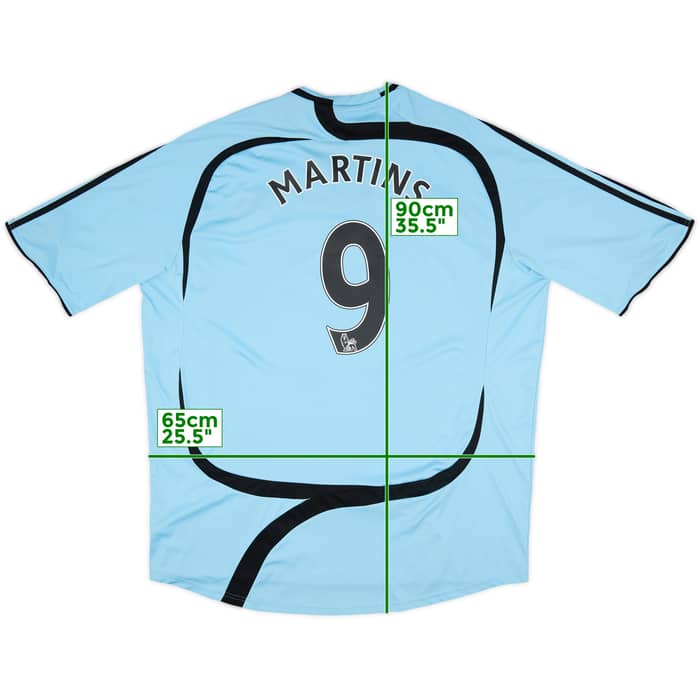 2007-08 Newcastle Away Shirt Martins #9 - 8/10 - (3XL)