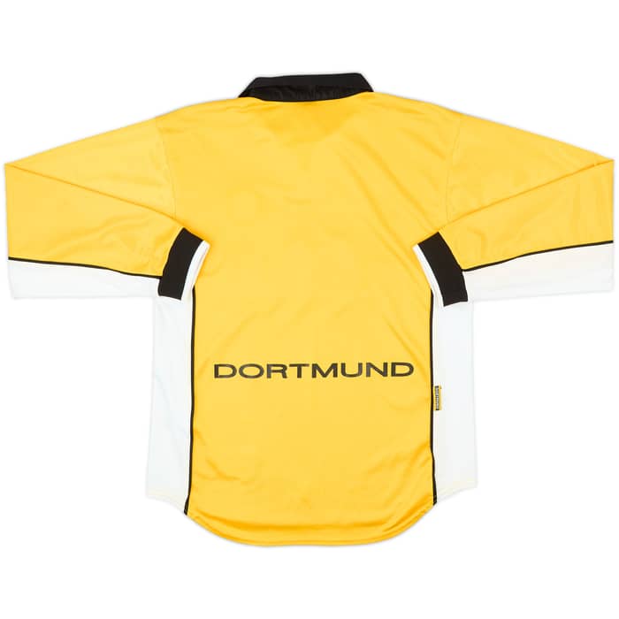 1998-00 Borussia Dortmund Home L/S Shirt - 8/10 - (S)