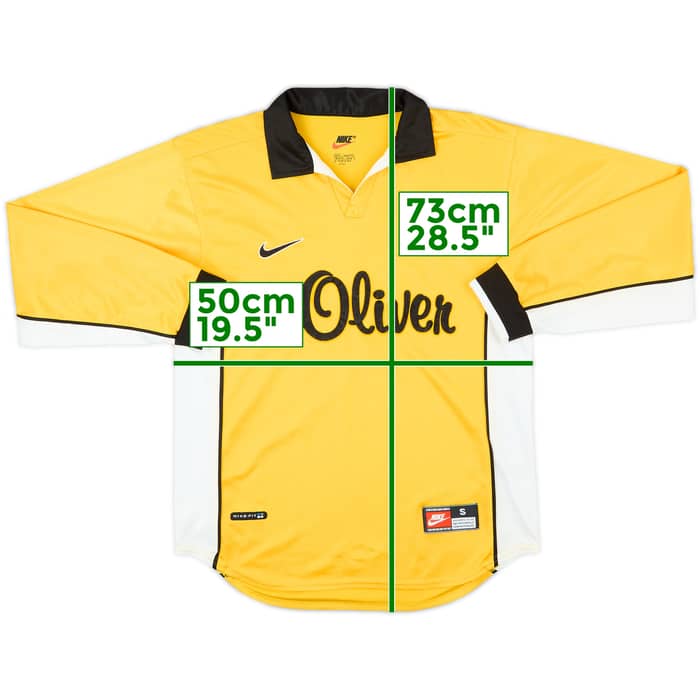 1998-00 Borussia Dortmund Home L/S Shirt - 8/10 - (S)