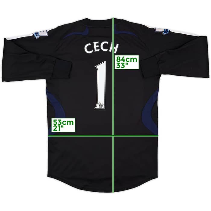 2007-08 Chelsea GK Shirt Cech #1 - 8/10 - (M)