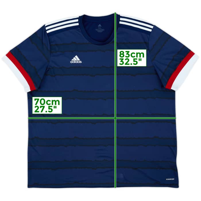 2020-22 Scotland Home Shirt - 8/10 - (3XL)