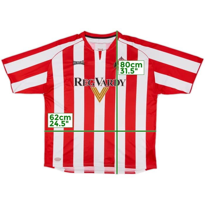 2005-07 Sunderland Home Shirt - 5/10 - (XXL)