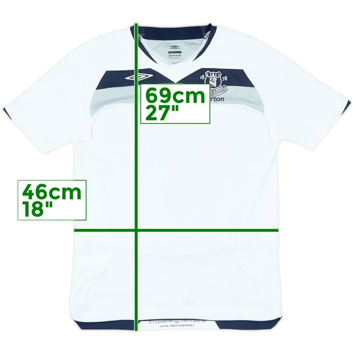 2008-09 Everton Away Shirt - 8/10 - (XL.Boys)