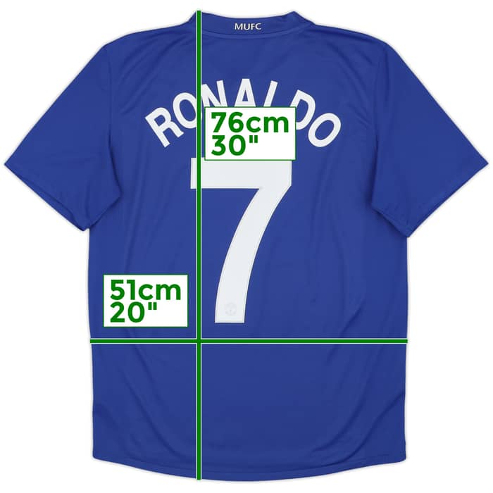 2008-09 Manchester United Third Shirt Ronaldo #7 - 6/10 - (M)