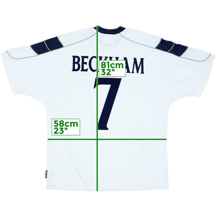 1999-00 Manchester United Third Shirt Beckham #7 - 9/10 - (XL)