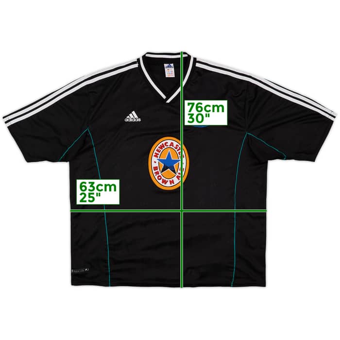 1999-00 Newcastle adidas Training Shirt - 8/10 - (XXL)