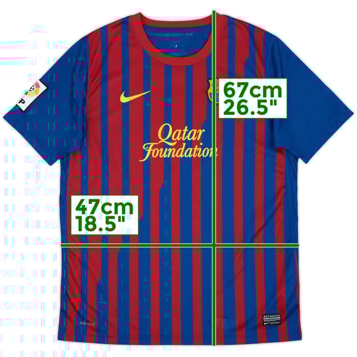 2011-12 Barcelona Home Shirt - 8/10 - (XL.Boys)