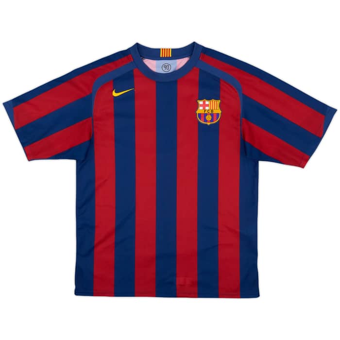 2005-06 Barcelona Basic Home Shirt - 8/10 - (M)