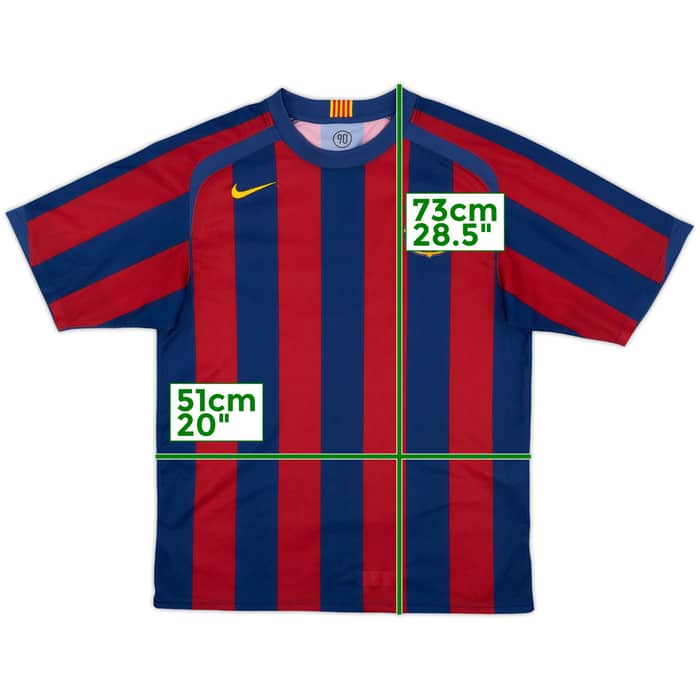 2005-06 Barcelona Basic Home Shirt - 8/10 - (M)