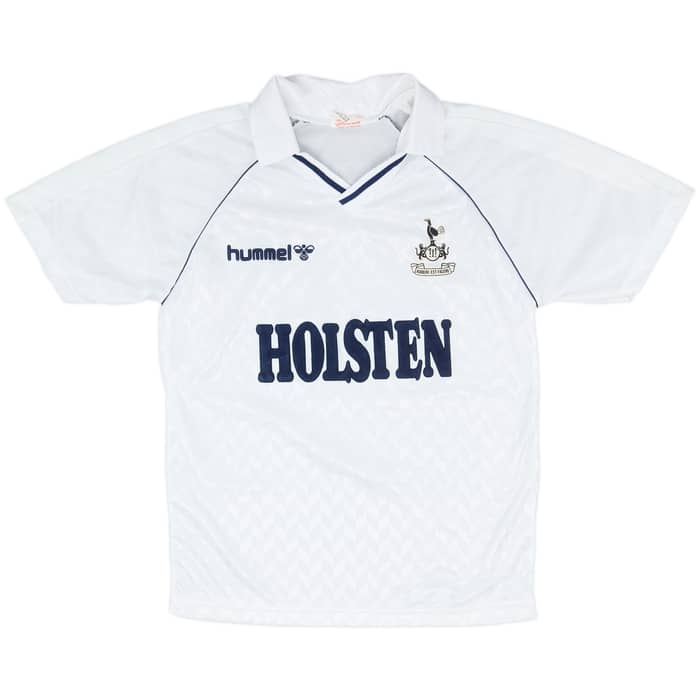 1987-89 Tottenham Home Full Kit - 8/10 - (M)