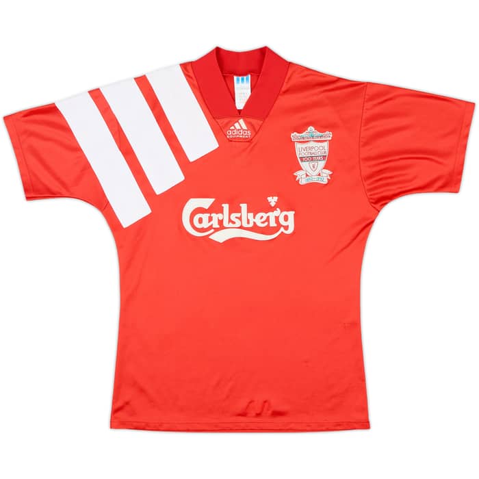 1992-93 Liverpool Centenary Home Shirt - 8/10 - (M)