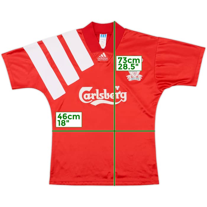 1992-93 Liverpool Centenary Home Shirt - 8/10 - (M)