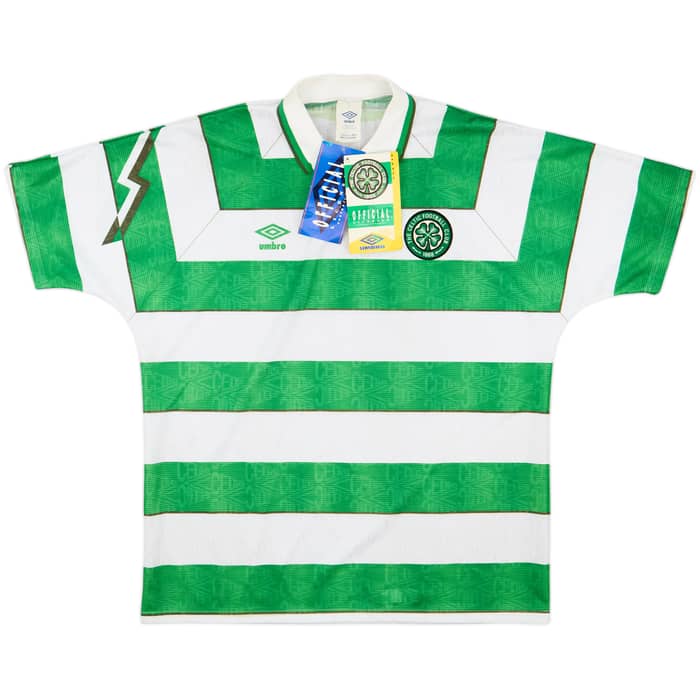 1991-92 Celtic Home Shirt (XL)