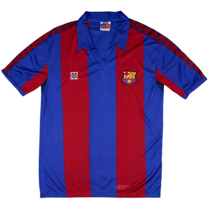 1984-89 Barcelona Home Full Kit - 9/10 - (L)