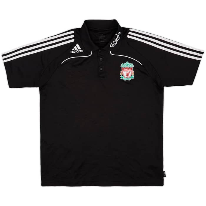 2008-09 Liverpool adidas Polo Shirt - 8/10 - (M)
