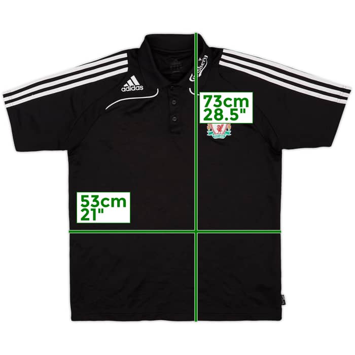 2008-09 Liverpool adidas Polo Shirt - 8/10 - (M)