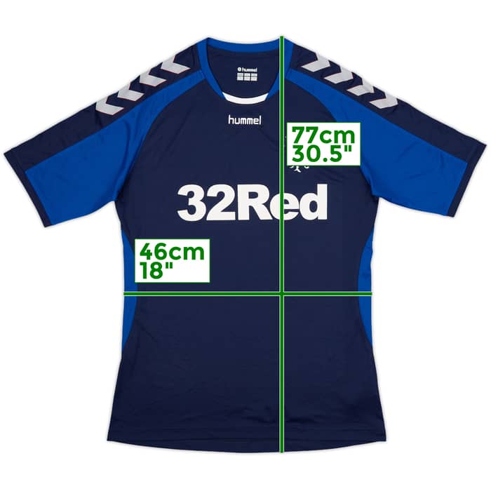 2018-19 Rangers Hummel Training Shirt - 9/10 - (M)
