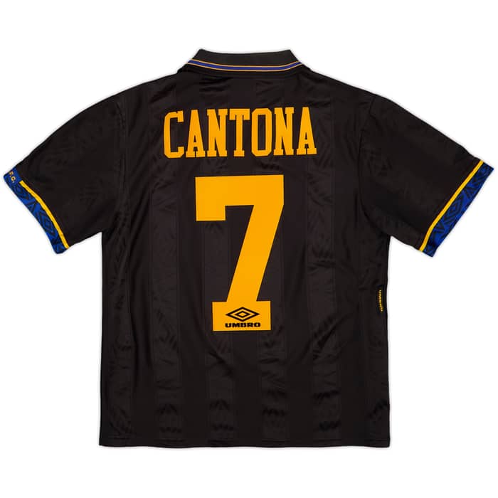 1993-95 Manchester United Away Shirt Cantona #7 - 8/10 - (S)
