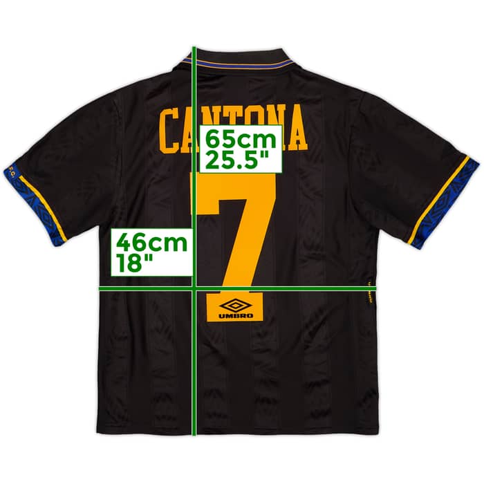 1993-95 Manchester United Away Shirt Cantona #7 - 8/10 - (S)